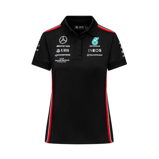 Polo Noir Mercedes AMG Petronas - Femme