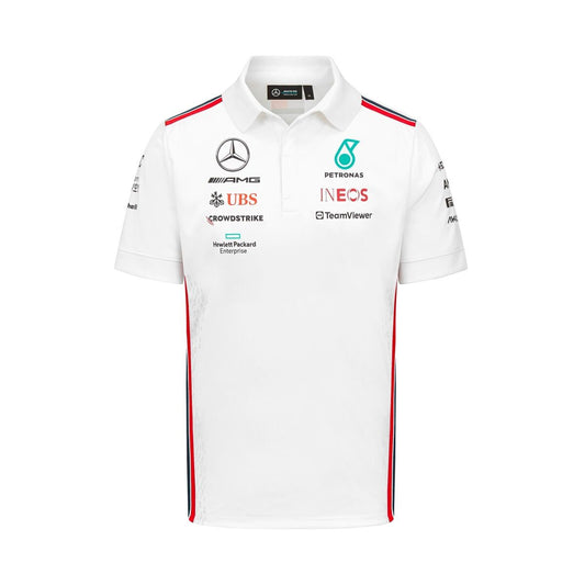Polo Blanc Mercedes AMG Petronas F1 - Homme